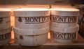 Famous and tasted Mont D`or cheese in a cellar