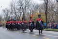 December 1 - Military parade of the national day of Romania. Royalty Free Stock Photo