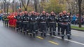 December 1 - Military parade of the national day of Romania. Royalty Free Stock Photo