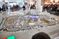 December 29, 2019 Minsk Belarus Layout plans and model of Minsk-world