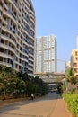 December 21 2022 - Mumbai, Maharashtra, India: Modern housing complex, high rise flats Royalty Free Stock Photo