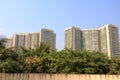 December 21 2022 - Mumbai, Maharashtra, India: Modern housing complex, high rise flats Royalty Free Stock Photo