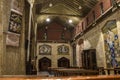 December 14, 2019. Nazareth, Israel. Basilica of the Annunciation, interior. Royalty Free Stock Photo