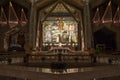 December 14, 2019. Nazareth, Israel. Basilica of the Annunciation, interior. Royalty Free Stock Photo