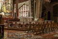 December 14, 2019. Nazareth, Israel. Basilica of the Annunciation, interior. Royalty Free Stock Photo