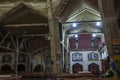 December 14, 2019. Nazareth, Israel. Basilica of the Annunciation, interior. Royalty Free Stock Photo