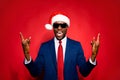 December noel eve merry christmastime event. Stylish trendy suit Royalty Free Stock Photo