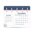 December and November 2021 - Calendar Icon - Double Calendar