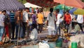 local vendors selling shoes