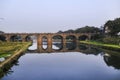 06 December 2022, Pune, India, Chhatrapati Shivaji bridge, this Heritage bridge link connecting the two banks of the river, link Royalty Free Stock Photo
