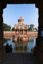 18 December 2021, Santhebennur, Karnataka, India, Musafirkhana and Honda, The large pond (Honda) .