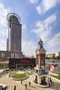 Disney Store and Clock Tower, Shanghai Royalty Free Stock Photo