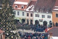 December 1st 2017 Brasov Romania, National Holiday festivities in in Council Square