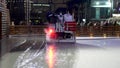 02 December 2023 St. Petersburg Russia. Ice rink resurfacer vehicle resurface machine outdoor