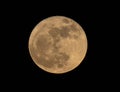 December 2017 Super moon Royalty Free Stock Photo