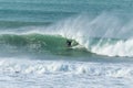 December Surf, Fistral Beach, Newquay, Cornwall Royalty Free Stock Photo