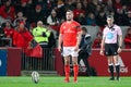 J. J. Hanrahan at the Pro 14 match - Munster Rugby versus Leinster Rugby match at Thomond Park Royalty Free Stock Photo