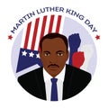 December 29th Martin Luther King day. The eader in the Civil Rights Royalty Free Stock Photo