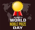 On December 10th, Nobel Prize Day recognizes the annual award established by Alfred Nobel. Alfred Nobel signed his third