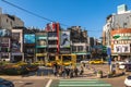 Zhongping front station commercial district in zhongli