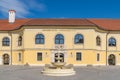 The 1 Decembrie 1918 University building in Alba Iulia, Romania Royalty Free Stock Photo