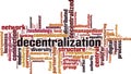 Decentralization word cloud