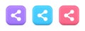 Decentralize compound connection encrypted network button cyberspace management 3d icon