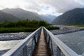 Deception Bridge along the Great Alpine Highway Royalty Free Stock Photo