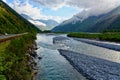 Deception Bridge along the Great Alpine Highway Royalty Free Stock Photo