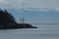 Deception Island frames Olympic peninsula - 2