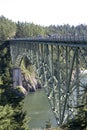 Deception Pass Bridge Royalty Free Stock Photo