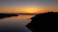 Deception Pass Sunset Royalty Free Stock Photo