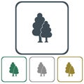 Deciduous forest icon
