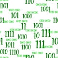 Decimal code Seamless pattern. Programming pattern, Algebra and geometry, calculations Royalty Free Stock Photo