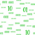 Decimal code Seamless pattern. Programming pattern, Algebra and geometry, calculations Royalty Free Stock Photo