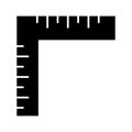 Decimal ruler Vector icon which can easily modify or edit Royalty Free Stock Photo