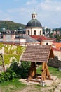 Castle gardens, town Decin, North Bohemia, Czech republic