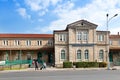 railway station, town Decin, North Bohemia, Czech republic