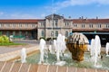 Railway station, town Decin, North Bohemia, Czech republic