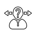 Decision Making Confusion icon