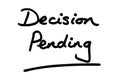 Decision Pending Royalty Free Stock Photo
