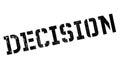 Decision rubber stamp Royalty Free Stock Photo