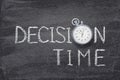 Decision time watch