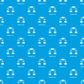 Decision tree pattern vector seamless blue