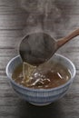 Japanese food soup, soup stock