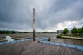 Deck Along The Anacostia River At The Yards Park In Washington, DC