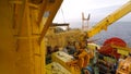 Deck cargo operations on offshore drilling rig