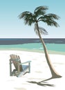 Deck Chair Royalty Free Stock Photo