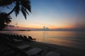 Seaside sunrise Koh Samui Royalty Free Stock Photo