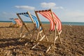 Deck chair sun lounger holiday England